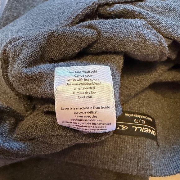 O'Neill Dark Gray Men’s Joggers-2 front pockets-Bottom Cuffs-Drawstring-Size XL - Picture 7 of 8